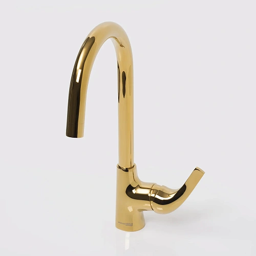 Смеситель для кухни WasserKRAFT Sauer 7107 золото Смеситель для кухни WasserKRAFT Sauer 7107 золото