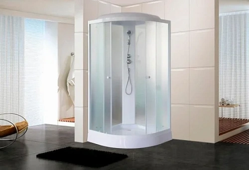 Душевая кабина Parly EF1031 1000x1000 профиль белый, стекло матовое Душевая кабина Parly EF1031 1000x1000 профиль белый, стекло матовое