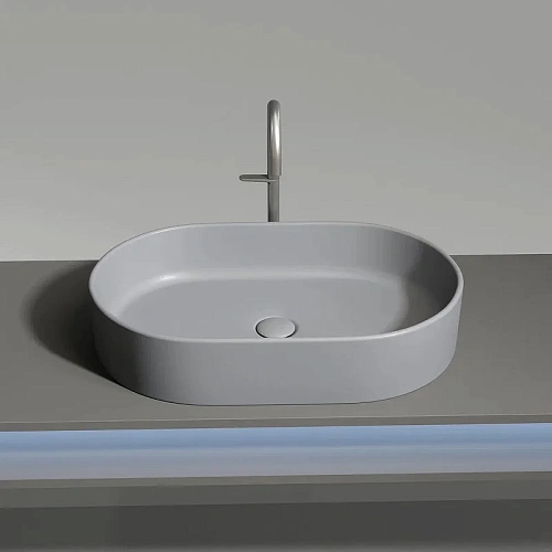 Раковина Ceramica Nova ELEMENT CN6048MH Антрацит матовый накладная Раковина Ceramica Nova ELEMENT CN6048MH Антрацит матовый накладная