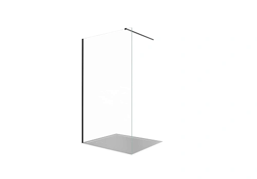 Душевая перегородка Aquatek AQ.WI.140.1BL, стекло прозрачное, Walk In 140см, с держателем 1200мм, профиль черный матовый Душевая перегородка Aquatek AQ.WI.140.1BL, стекло прозрачное, Walk In 140см, с держателем 1200мм, профиль черный матовый