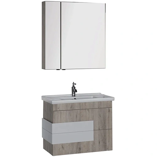 Комплект мебели Aquanet Мадейра 80 дуб кантри 00183162 Комплект мебели Aquanet Мадейра 80 дуб кантри 00183162