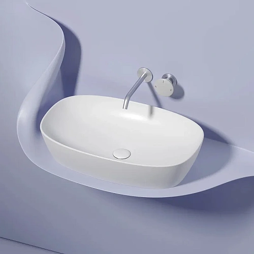 Раковина Ceramica Nova ELEMENT CN6049MW белый матовый накладная Раковина Ceramica Nova ELEMENT CN6049MW белый матовый накладная