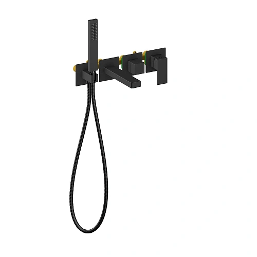 Смеситель для ванны Timo Selene 2014/03YSM встраиваемый черный Смеситель для ванны Timo Selene 2014/03YSM встраиваемый черный