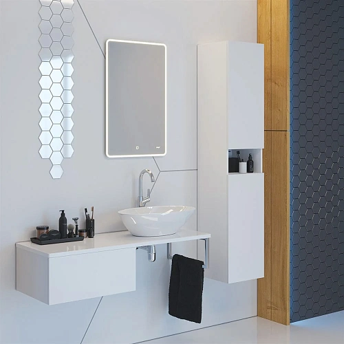 Ящик DREJA BOX, 60 см, подвесной, для стеклянной столешницы LINE, 1 ящик, push-to-open, белый глянец 99.9100 Ящик DREJA BOX, 60 см, подвесной, для стеклянной столешницы LINE, 1 ящик, push-to-open, белый глянец 99.9100