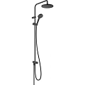 Душевая система Showerpipe 200 1jet Reno Hansgrohe Vernis Blend 26272670, матовый черный Душевая система Showerpipe 200 1jet Reno Hansgrohe Vernis Blend 26272670, матовый черный