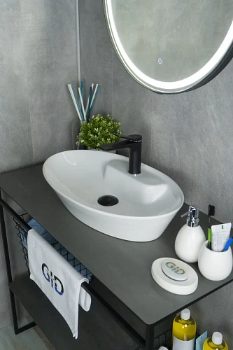 Раковина Gid N9398 51142 накладная белая 61x37x12 Раковина Gid N9398 51142 накладная белая 61x37x12