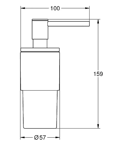 Дозатор жидкого мыла GROHE Atrio New, холодный рассвет глянец (40306GL3) Дозатор жидкого мыла GROHE Atrio New, холодный рассвет глянец (40306GL3)