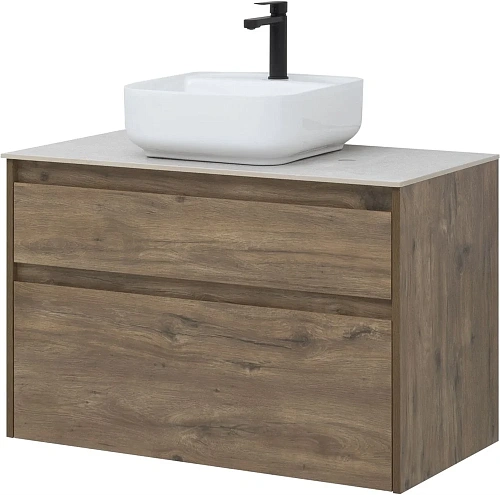 Тумба под раковину Aquanet Nova Lite 90 дуб рустикальный (2 ящика) 00249518 Тумба под раковину Aquanet Nova Lite 90 дуб рустикальный (2 ящика) 00249518