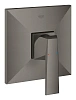 Смеситель для душа Allure Brilliant, квадратная розетка, темный графит матовый (24071AL0) внешняя ча