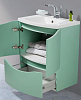 Картинка анонса товара «тумба под раковину belbagno alda bb800shvc/bl bianco lucido, 800x480x850»
