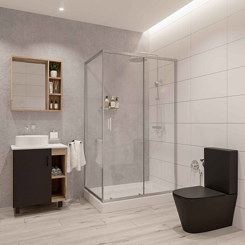 Душевой уголок Niagara Nova NG-6612-08 (120x80x195) прямоугольная, двери раздвижные, 661208123 Душевой уголок Niagara Nova NG-6612-08 (120x80x195) прямоугольная, двери раздвижные, 661208123