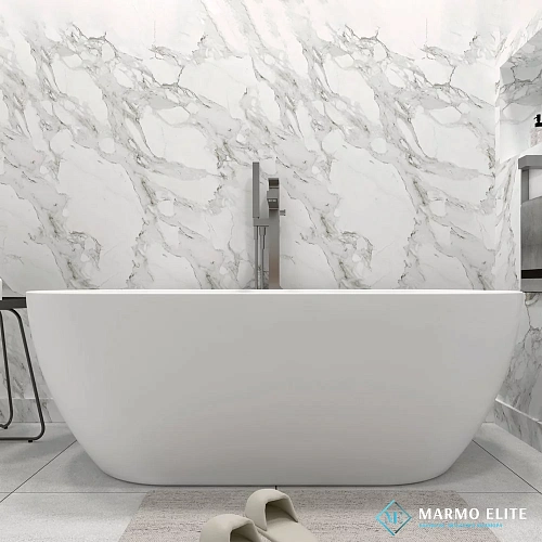 Ванна отдельностоящая Marmo-Elite Монца ВА-167-78-1 1670x780 из искусственного камня, щелевой перелив, глянцевая Ванна отдельностоящая Marmo-Elite Монца ВА-167-78-1 1670x780 из искусственного камня, щелевой перелив, глянцевая