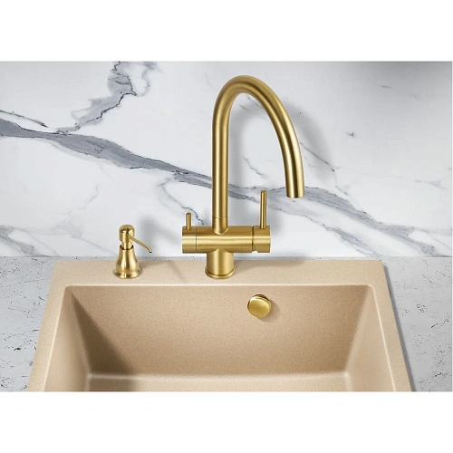 Смеситель для кухни Milacio Ultra ( MCU.554.GD ) золото Смеситель для кухни Milacio Ultra ( MCU.554.GD ) золото