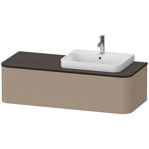 Тумба под раковину Duravit Happy D.2 Plus HP4942R7575 подвесная 130 см лен Тумба под раковину Duravit Happy D.2 Plus HP4942R7575 подвесная 130 см лен