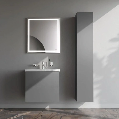 Тумба под раковину AM.PM Gem M90FHX06022GM подвесная, 60 см push-to-open, графит матовый Тумба под раковину AM.PM Gem M90FHX06022GM подвесная, 60 см push-to-open, графит матовый