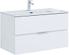Тумба с раковиной Aquanet Алвита new 90 00306165 белый матовый