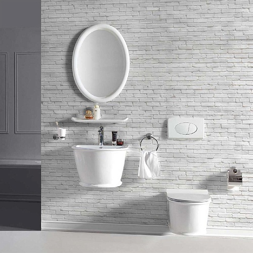 Унитаз подвесной Vincea Bordo VT1-16 белый, ультратонкое сиденье soft-close Унитаз подвесной Vincea Bordo VT1-16 белый, ультратонкое сиденье soft-close