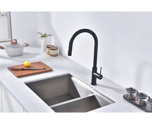 Смеситель для кухни Paulmark Galant антрацит Ga213077-AN Смеситель для кухни Paulmark Galant антрацит Ga213077-AN