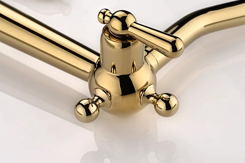 Смеситель для кухни Paulmark Retro золото Re213226-G Смеситель для кухни Paulmark Retro золото Re213226-G