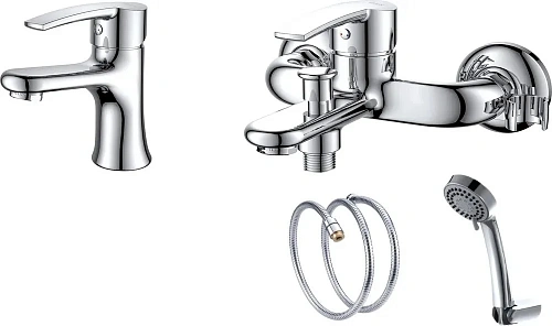 Комплект смесителей D&K DA1360002SET (DA1362141,DA1363201) Комплект смесителей D&K DA1360002SET (DA1362141,DA1363201)