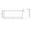 Экран для ванны фронтальный AM.PM X-Joy W94A-170-070W-P 170х70 Экран для ванны фронтальный AM.PM X-Joy W94A-170-070W-P 170х70