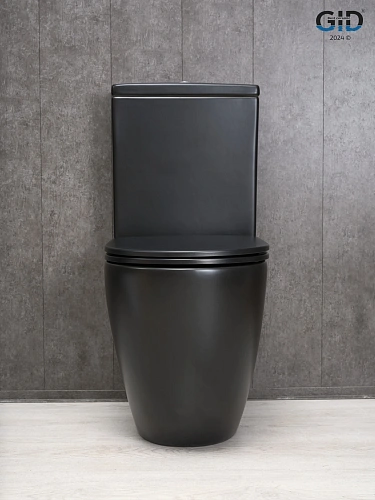 Унитаз напольный Gid Tn2188Bm 62250Y черный матовый 62.5x38.5x84 с крышкой микролифт Унитаз напольный Gid Tn2188Bm 62250Y черный матовый 62.5x38.5x84 с крышкой микролифт