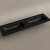 Раковина Ceramica Nova Grace CN7023MBwx мебельная 1610x457x137 с двумя чашами без отверстий под смеситель черный матовый Раковина Ceramica Nova Grace CN7023MBwx мебельная 1610x457x137 с двумя чашами без отверстий под смеситель черный матовый