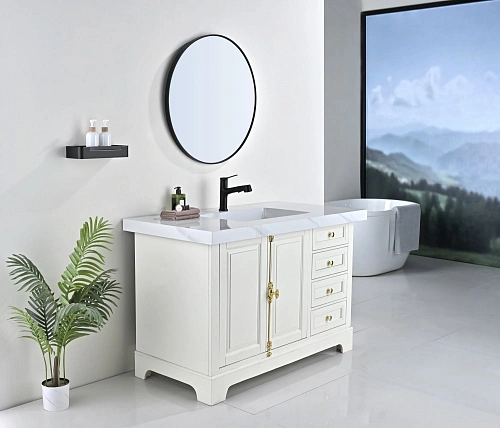 Полка Aquatek AQ4966MB черный матовый Полка Aquatek AQ4966MB черный матовый