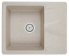 Кухонная мойка Granula 6201, ПИРИТ, кварц 620х500 Кухонная мойка Granula 6201, ПИРИТ, кварц 620х500