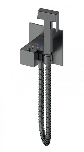 Гигиенический душ Wonzon & Woghand с термостатом, темный графит (WW-88829910-BGM) Гигиенический душ Wonzon & Woghand с термостатом, темный графит (WW-88829910-BGM)