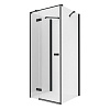 Картинка анонса товара «душевой уголок new trendy reflexa black l 120x100x200 exk-1397 (черный)»