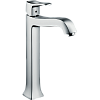 Картинка анонса товара «смеситель для раковины hansgrohe metris classic с высоким изливом и сливным гарнитуром, хром 3107800»