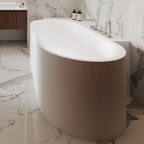 Ванна из искусственного камня Salini PERLA CL 1800x900 1049202MN S-Stone белый / RAL Ванна из искусственного камня Salini PERLA CL 1800x900 1049202MN S-Stone белый / RAL