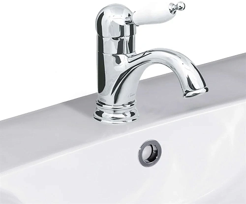 Смеситель для раковины Boheme TRADIZIONALE 261-BL CHROMO с черной керамикой Смеситель для раковины Boheme TRADIZIONALE 261-BL CHROMO с черной керамикой