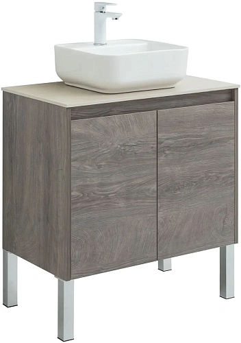 Тумба под раковину Aquanet Nova Lite 75 дуб рошелье (2 дверцы) 00298851 Тумба под раковину Aquanet Nova Lite 75 дуб рошелье (2 дверцы) 00298851