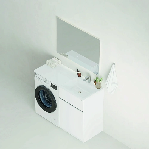 Тумба под раковину Onika Сорго 58 см 105804 напольная под стиральную машину, белая (для Марсал 120) Тумба под раковину Onika Сорго 58 см 105804 напольная под стиральную машину, белая (для Марсал 120)