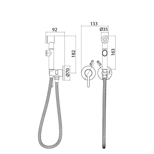 Гигиенический душ Iddis Axes (AXESBR2i08) Гигиенический душ Iddis Axes (AXESBR2i08)