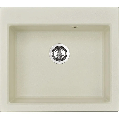 Кухонная мойка Aquaton Линеа 58 1A733032LW240 из литого мрамора, жемчуг Кухонная мойка Aquaton Линеа 58 1A733032LW240 из литого мрамора, жемчуг