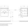 Тумба под раковину BelBagno ALBANO-CER-500-2C-SO-RNG подвесная 470x440 Robere Nature Grigio Тумба под раковину BelBagno ALBANO-CER-500-2C-SO-RNG подвесная 470x440 Robere Nature Grigio
