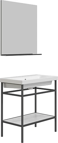 Комплект мебели DIWO Смоленск 80 с раковиной Moduo 80 484000 Комплект мебели DIWO Смоленск 80 с раковиной Moduo 80 484000