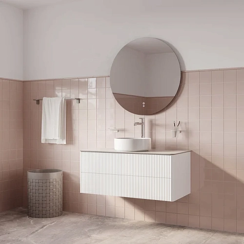 Тумба под раковину IDDIS Aiger (AIG10W0i95K) подвесная со столешницей 100 см, белый Тумба под раковину IDDIS Aiger (AIG10W0i95K) подвесная со столешницей 100 см, белый