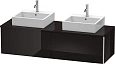 Тумба под раковину Duravit XSquare XS4907B4040 160 см черный глянцевый Тумба под раковину Duravit XSquare XS4907B4040 160 см черный глянцевый