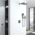 Душевая система Vincea VSFW-321MT1RGM встраиваемый, термостат, вороненая сталь Душевая система Vincea VSFW-321MT1RGM встраиваемый, термостат, вороненая сталь