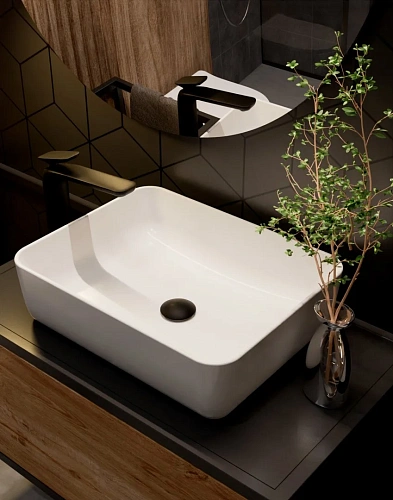 Смеситель для раковины AQUAme Como AQM6514MB Черный матовый Смеситель для раковины AQUAme Como AQM6514MB Черный матовый