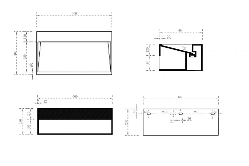 Тумба с раковиной ABBER Stein AS2645-0.6 подвесная, белая матовая Тумба с раковиной ABBER Stein AS2645-0.6 подвесная, белая матовая