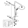 Душевая стойка GROHE New Tempesta Cosmopolitan 200 (27394002) хром Душевая стойка GROHE New Tempesta Cosmopolitan 200 (27394002) хром