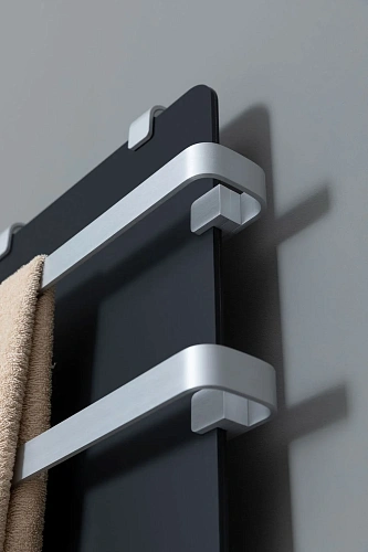 Полотенцесушитель электрический Allen Brau Infinity 140x44 00325625 с рейлингом 2.0 и креплением, серебро брашированное Полотенцесушитель электрический Allen Brau Infinity 140x44 00325625 с рейлингом 2.0 и креплением, серебро брашированное