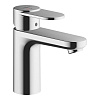 Картинка анонса товара «смеситель для раковины hansgrohe vernis s 100 coolstart, со сливным гарнитуром 71541000, хром»