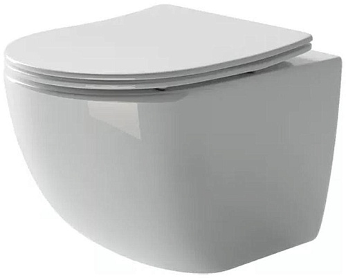 Унитаз подвесной Ceramica Nova FORMA CN3009 белый с сиденьем Унитаз подвесной Ceramica Nova FORMA CN3009 белый с сиденьем