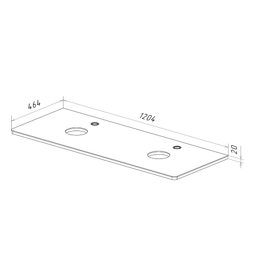 Столешница Lemark OLIVIA 125см из стекла, белый LM08OL125S Столешница Lemark OLIVIA 125см из стекла, белый LM08OL125S